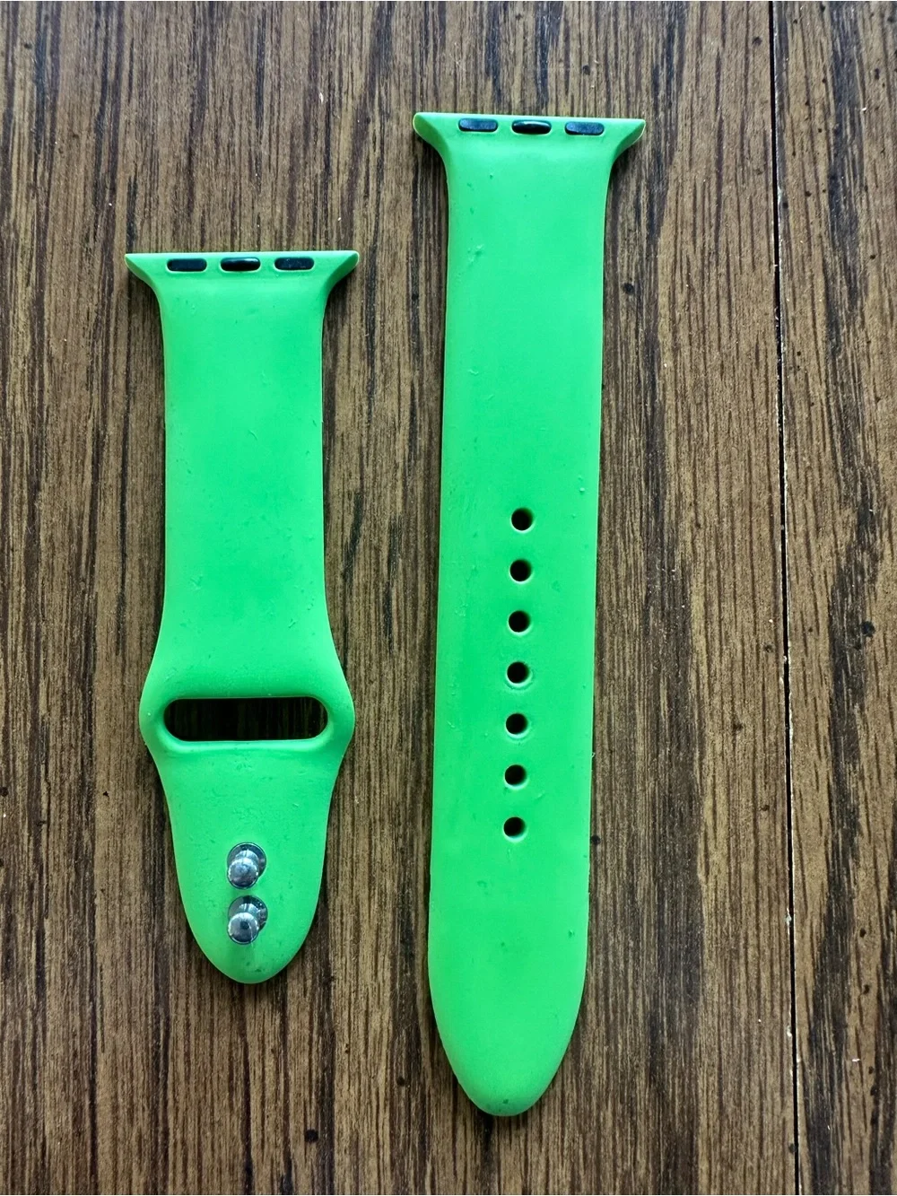 Apple Neon Green Silicone Watch Band for Smartwatch